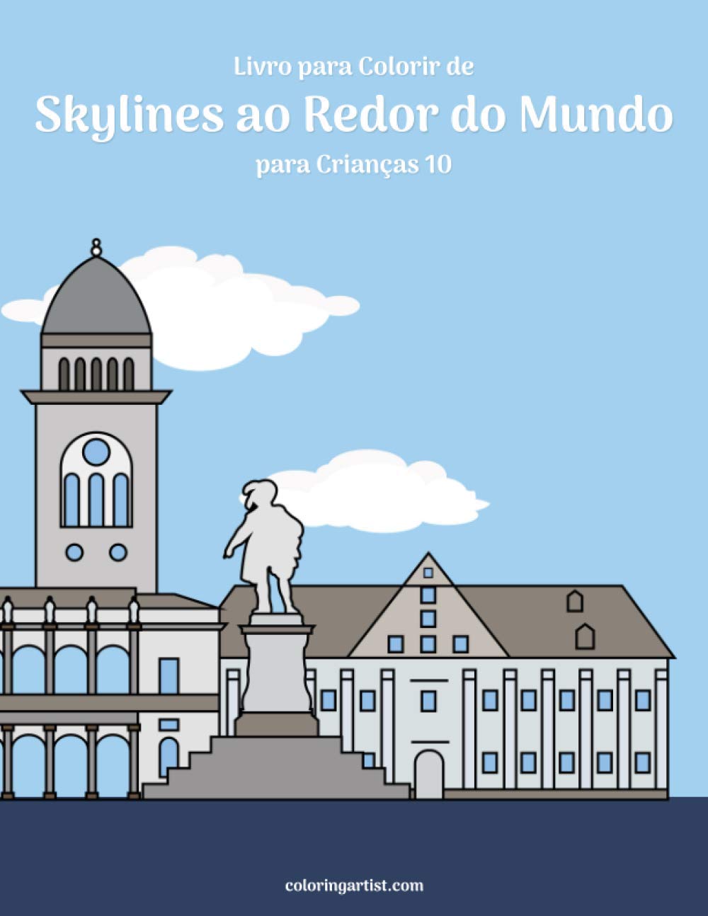 Livro para Colorir de Skylines ao Redor do Mundo para Crianças 10 baixar livro de graça