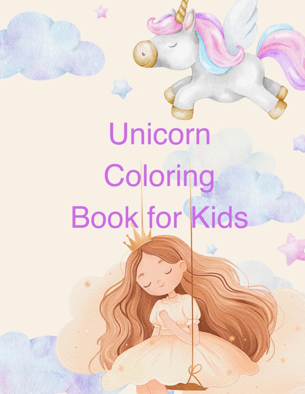 Unicorn Coloring Book for Kids: English