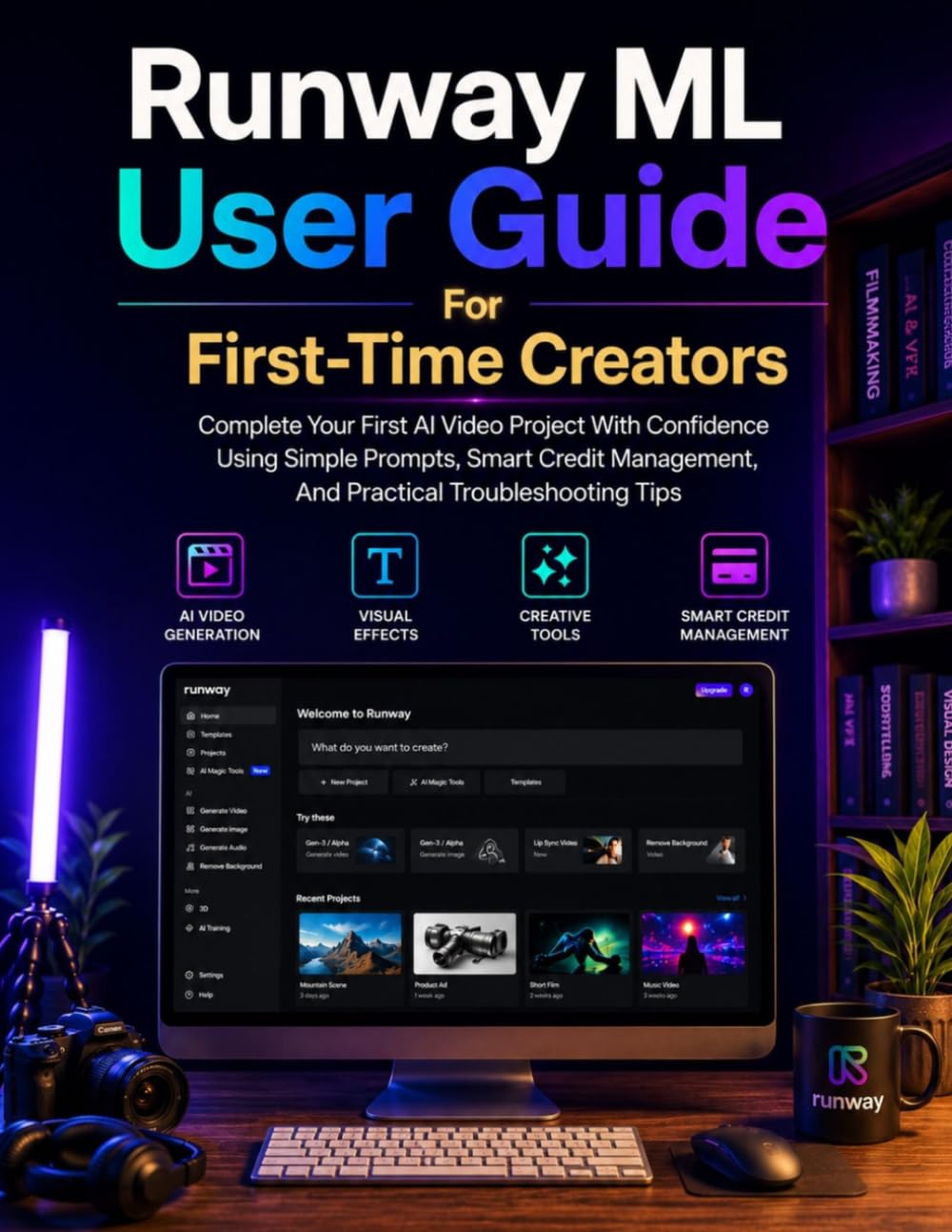 Runway ML User Guide For First-Time Creators: Complete Your First AI Video Project With Confidence Using Simple Prompts, Smart Credit Management, And Practical Troubleshooting Tips baixar o livro de graça
