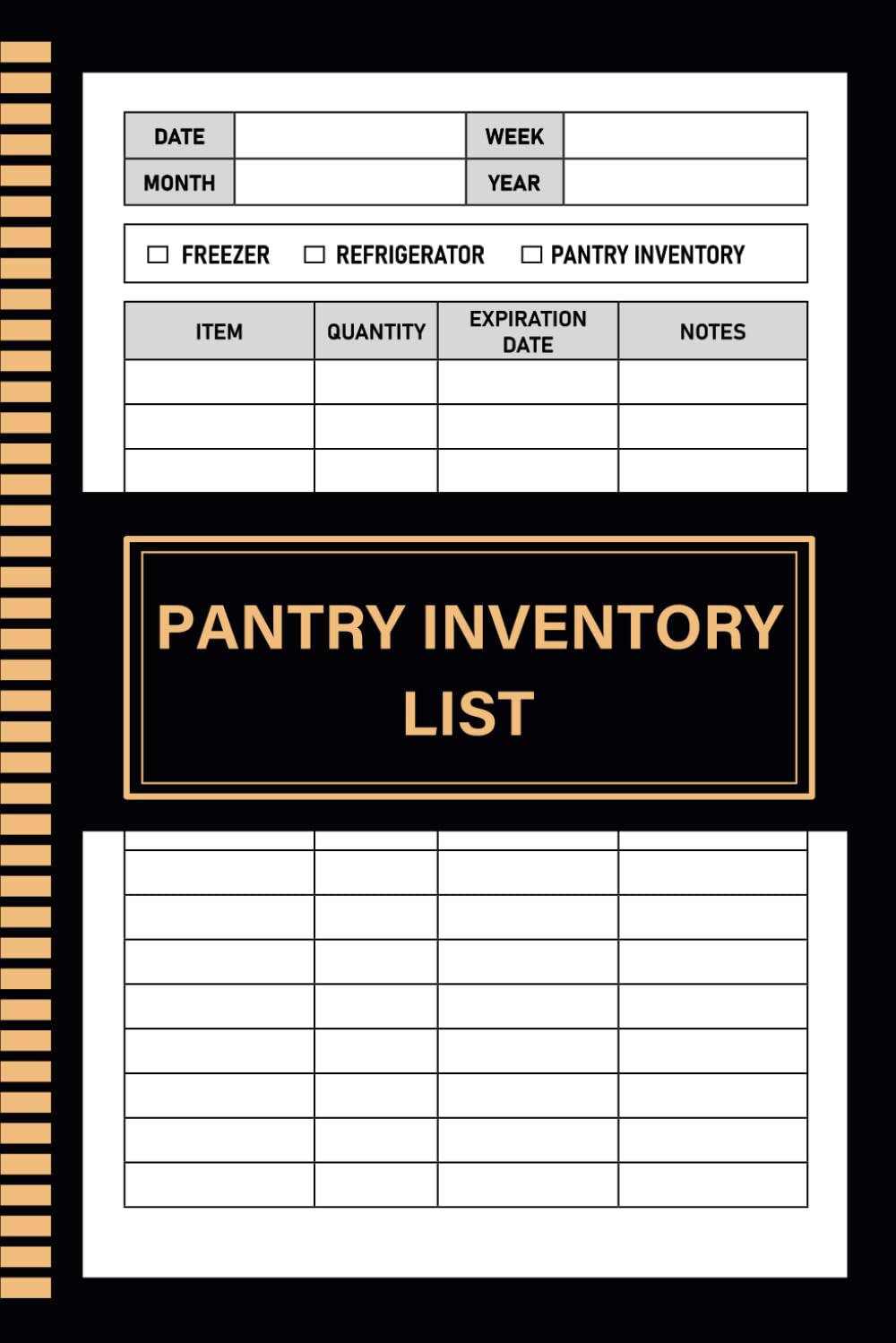 capítulo por capítulo baixar Pantry Inventory List: Keep Track Food Inventory, Freezer And Refrigerator Log Book, 3 in 1 To Save Time & Money