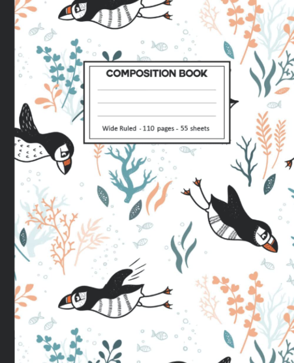 Composition Notebook: Composition Notebook with Puffins for School. baixar livro de graça