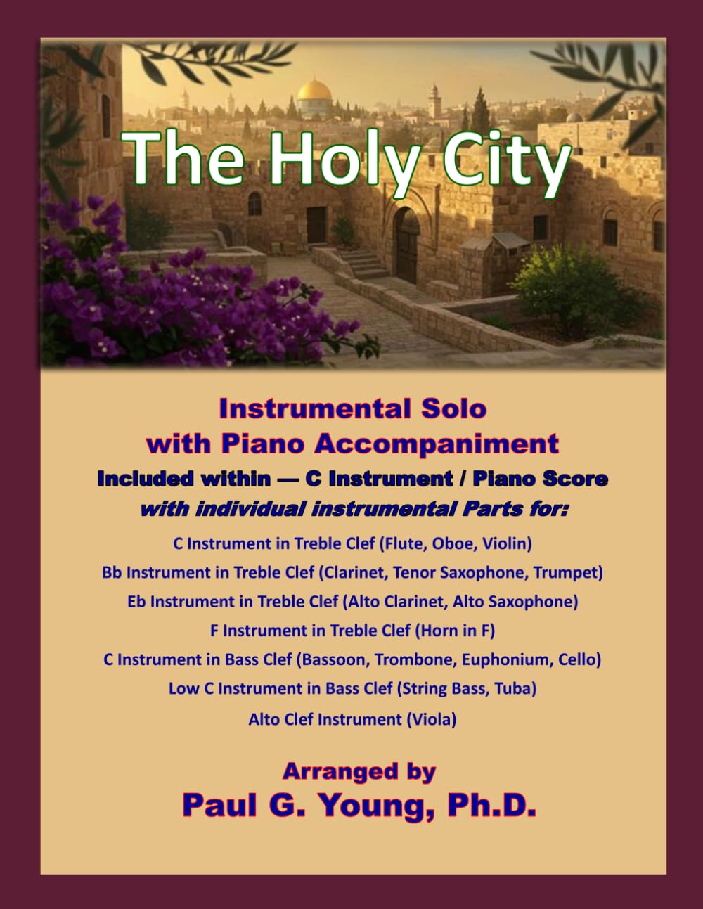 capítulo por capítulo baixar The Holy City: Instrumental Solo with Piano Accompaniment (Instrumental Solo with Piano Accompaniment Collection)
