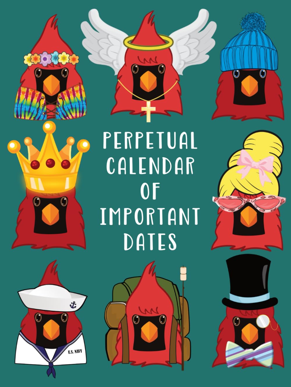 capítulo por capítulo baixar Perpetual Calendar of Important Dates: Birthday, Anniversary and Special Memory Date Keeper for Cardinal Bird Lovers