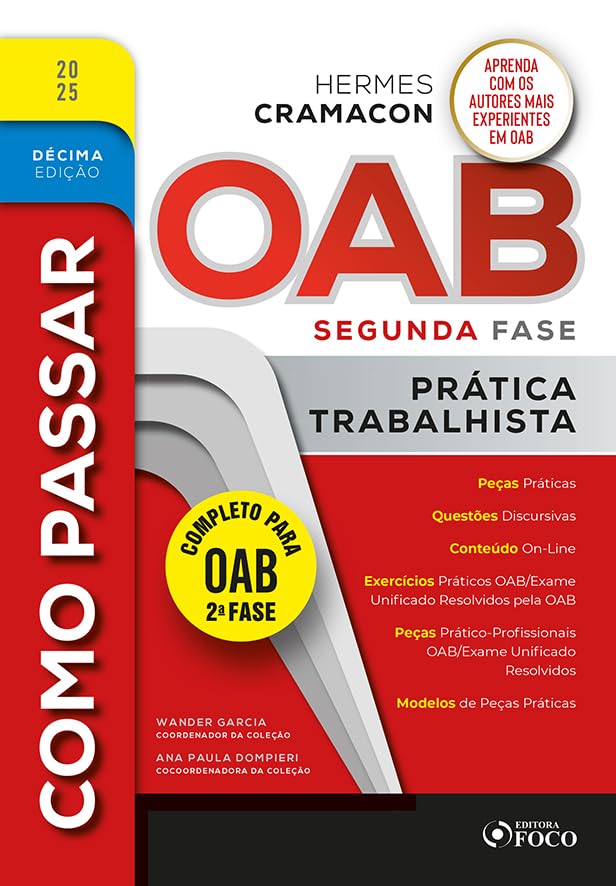 capítulo por capítulo baixar Como Passar na OAB 2ª Fase - Prática Trabalhista - 10ª Ed - 2025: 10