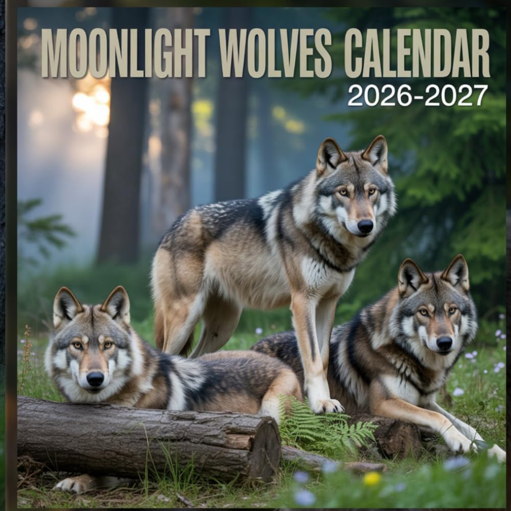 Moonlight Wolves calendar 2026 2027: A Mystical Photographic Celebration of Moonlit Wolves, Silent Forest Nights, Wild Beauty, and the Untamed Spirit of the Pack baixar o livro de graça