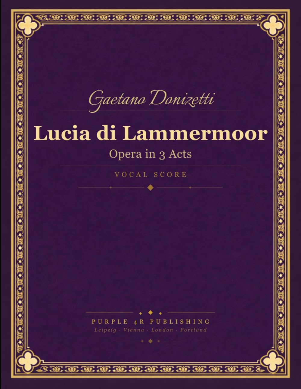 capítulo por capítulo baixar Donizetti: Lucia di Lammermoor - Opera in 3 Acts - Vocal Score