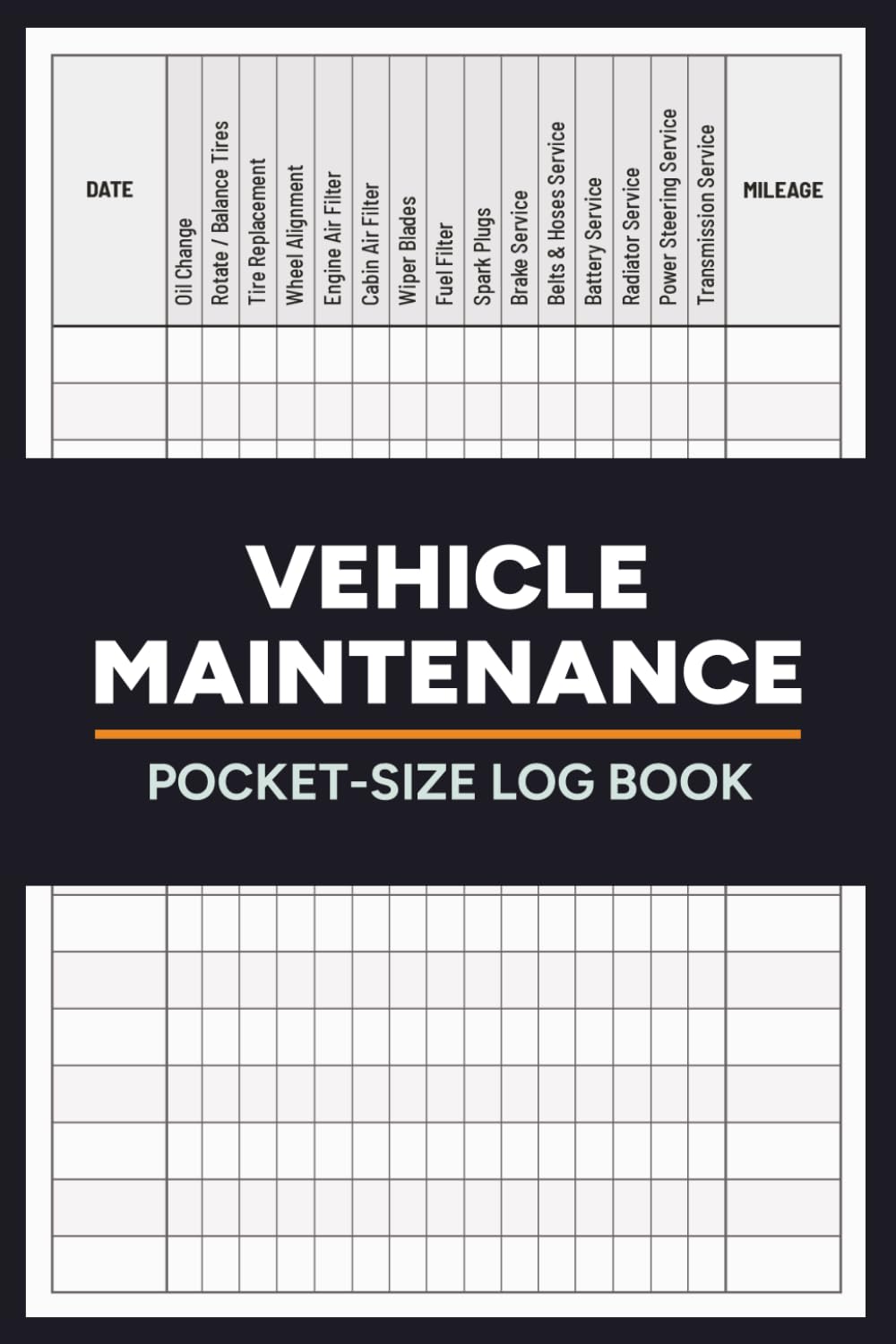 Pocket-Size Vehicle Maintenance Log Book: A Repair Journal and Service Record for Cars, Trucks, and Motorcycles | 4 x 6 Inches