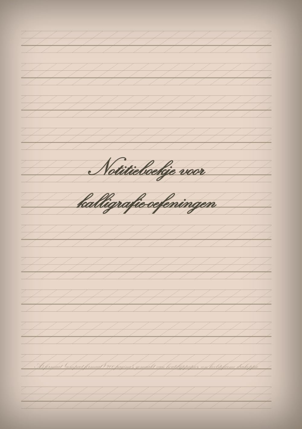 capítulo por capítulo baixar Notitieboekje voor kalligrafie-oefeningen, A5-formaat (compact formaat), 200 pagina's, gemaakt van houtpulp en gedrukt met een koolstofarme drukpers. (Dutch Edition)