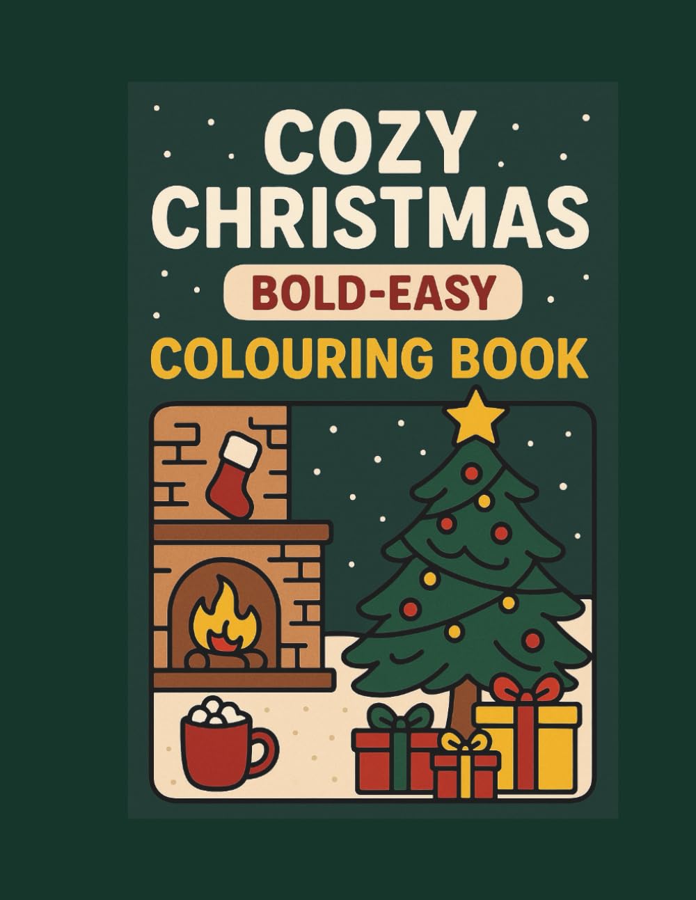 ler totalmente Cozy Christmas: Bold And Easy coloring book for teens and adults
