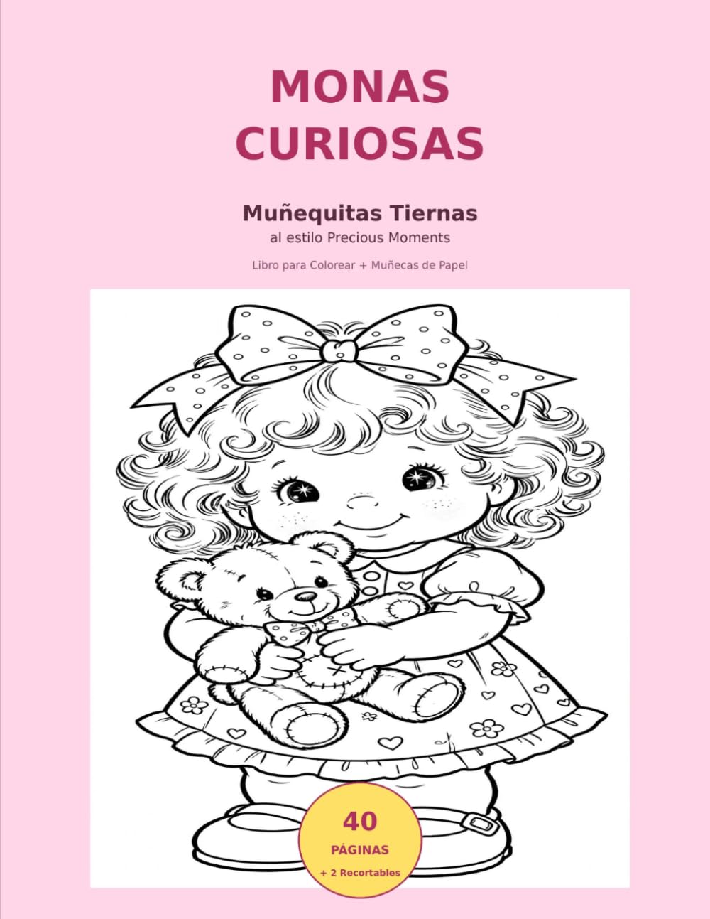 Monas Curiosas: Libro para Colorear de 40 Lindas Niñas - Afro, Kawaii y Recorta y Viste | Para Niñas de 4 a 8 Años (Spanish Edition) baixar o livro de graça