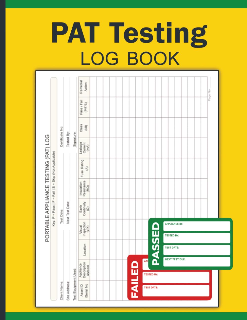 capítulo por capítulo baixar PAT Testing Log Book: A4 - Professional PAT Testing Certificate & Record Book - For PAT Testers, Electricians & Organizations - 120 Pages