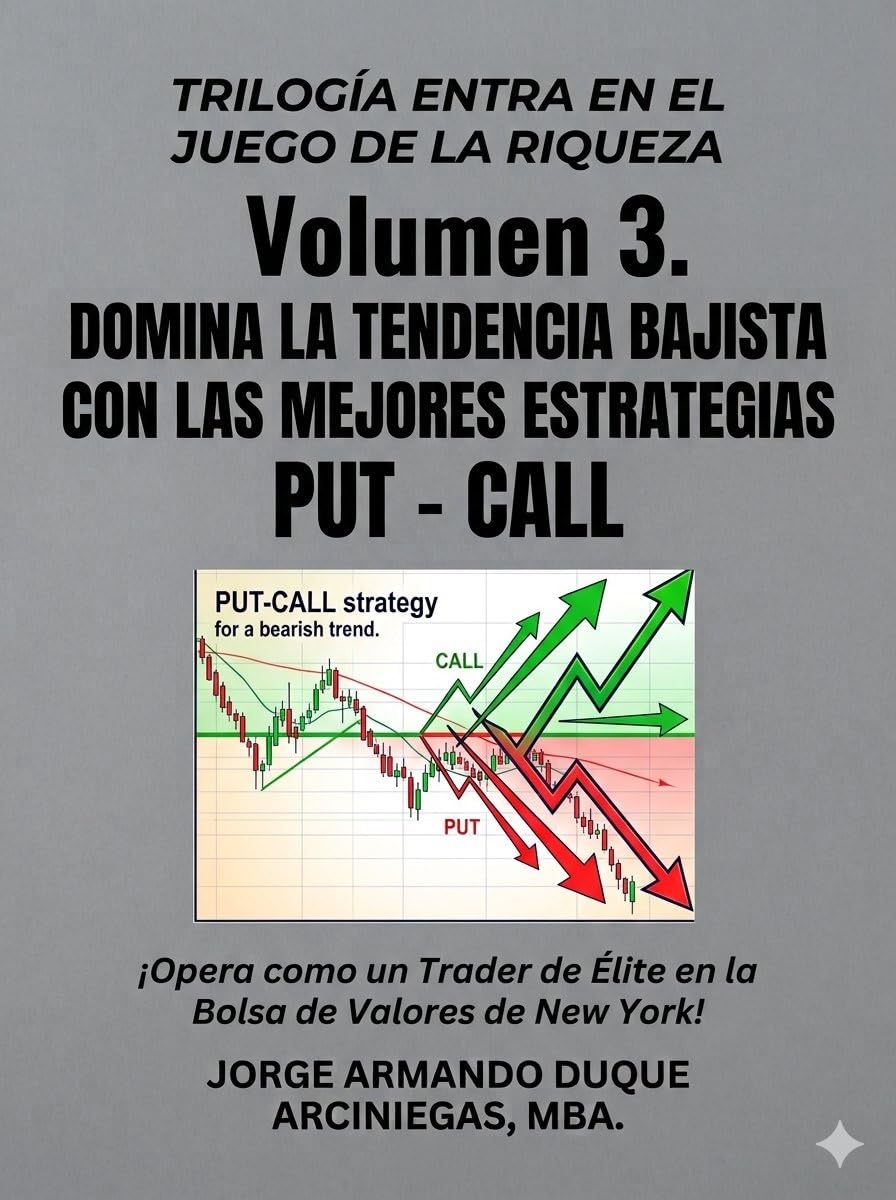 ler totalmente Volumen 3. Domina La Tendencia Bajista Con Las Mejores Estrategias PUT- CALL. (Trilogía Entra En El Juego De La Riqueza.) (Spanish Edition)