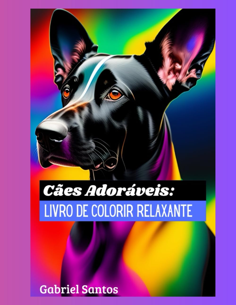 Cães adoráveis: Livro de colorir relaxante (Portuguese Edition) baixar livro de graça