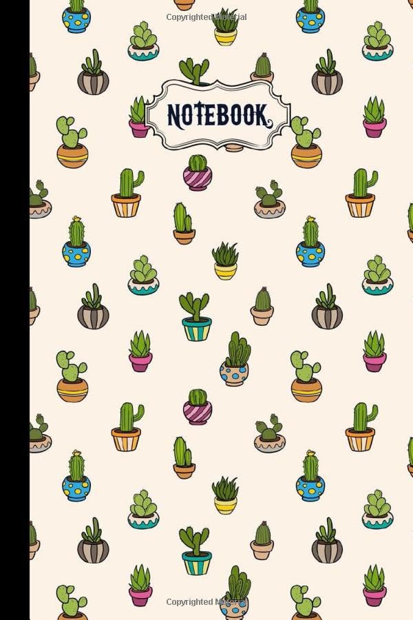 capítulo por capítulo baixar pattern several cactus Notebook: Cute Cactus Pattern Composition Journal with Lines... Boys Teens Kids Men Women (120 Pages 6 x 9)