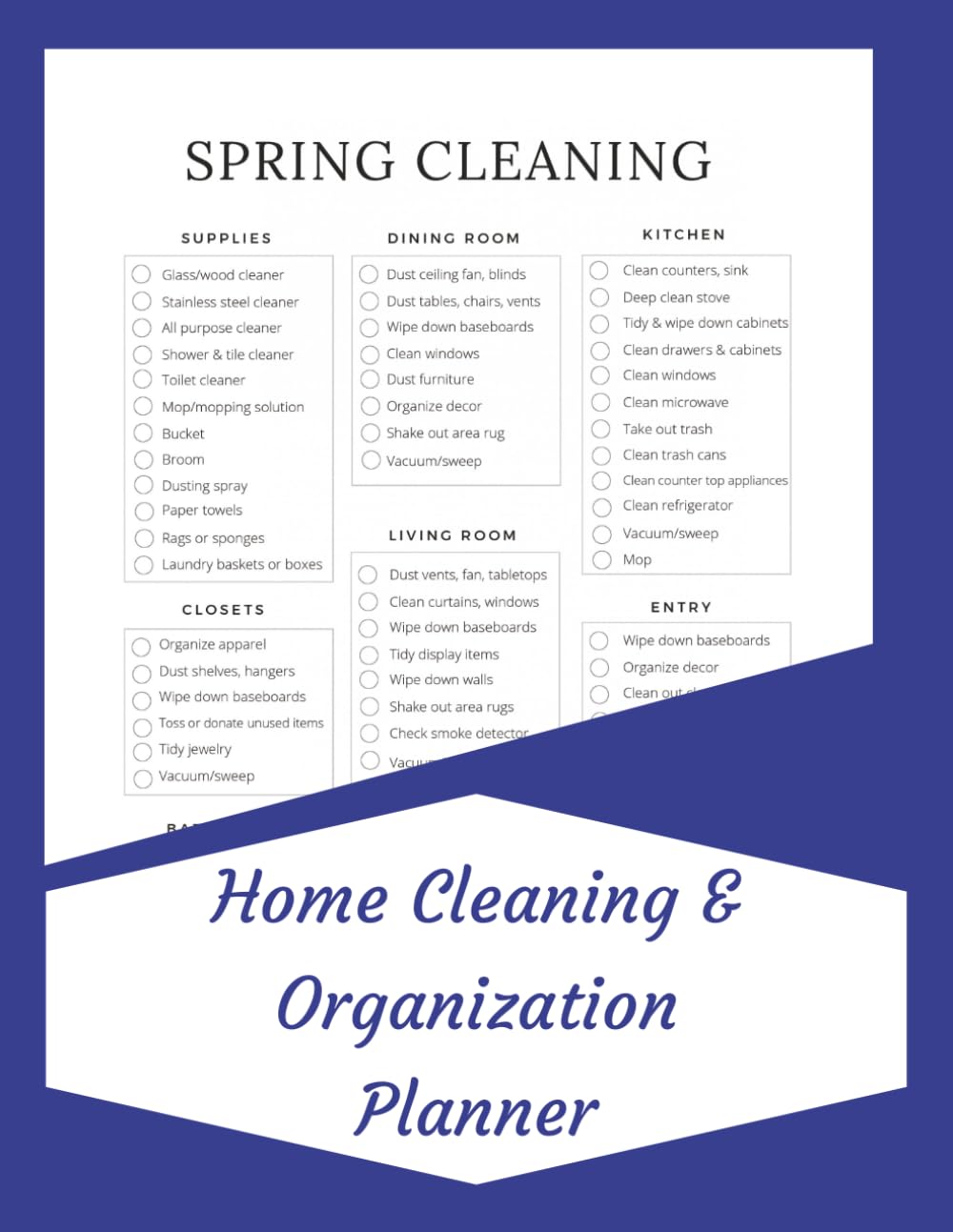 Home Cleaning & Organization Planner: Declutter with Daily, Weekly, Monthly, and Seasonal Checklists baixar o livro de graça