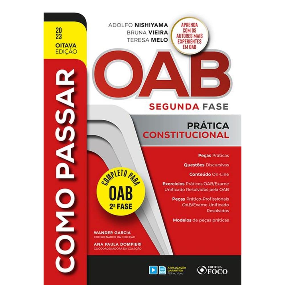 Como Passar na OAB 2ª Fase - Prática Constitucional - 8ª Ed - 2023 baixar o livro de graça