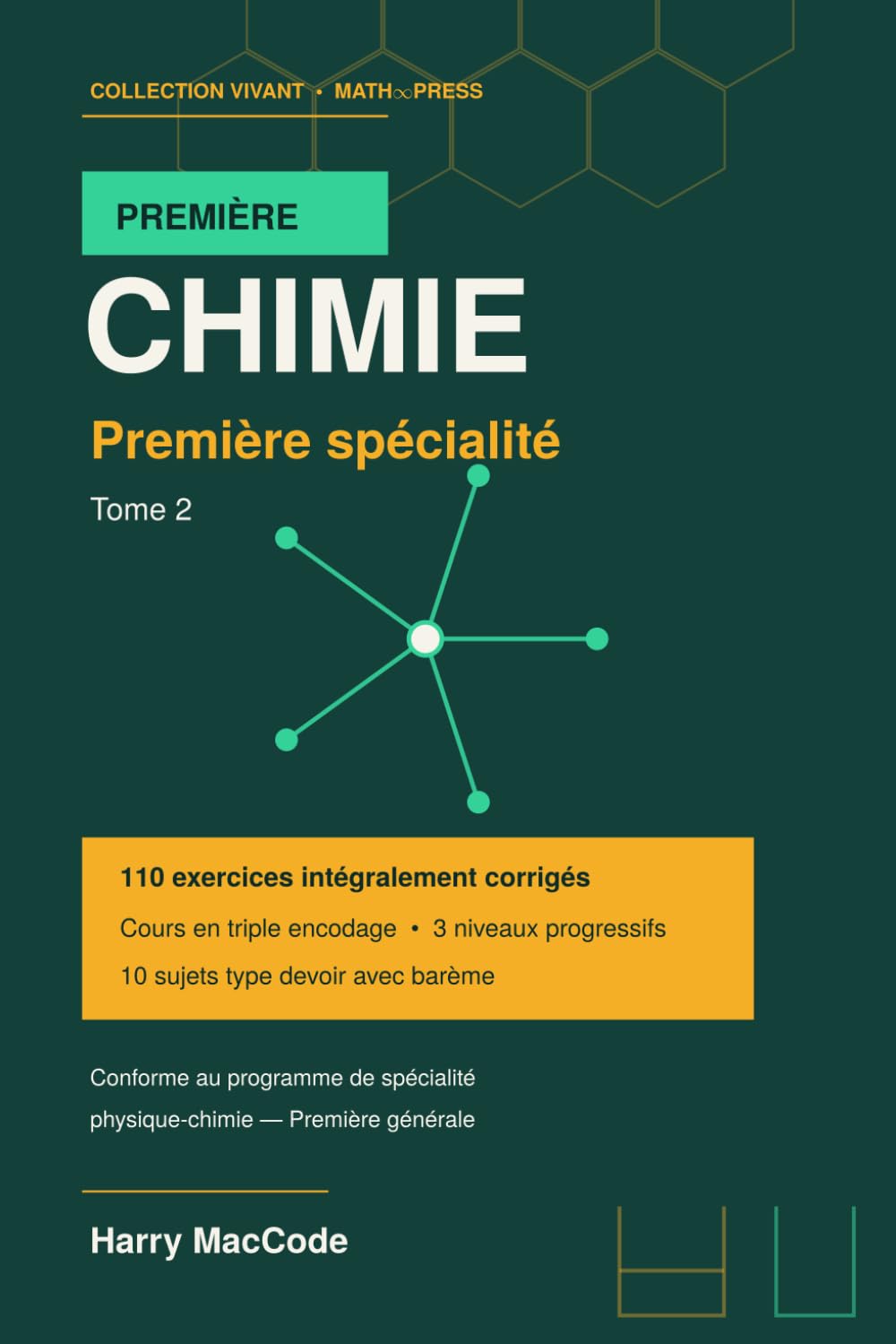 capítulo por capítulo baixar Chimie Première spécialité: Tome 2: cours complet et 110 exercices corrigés — programme de physique-chimie (Physique - Chimie — Collection Sciences Vivantes) (French Edition)