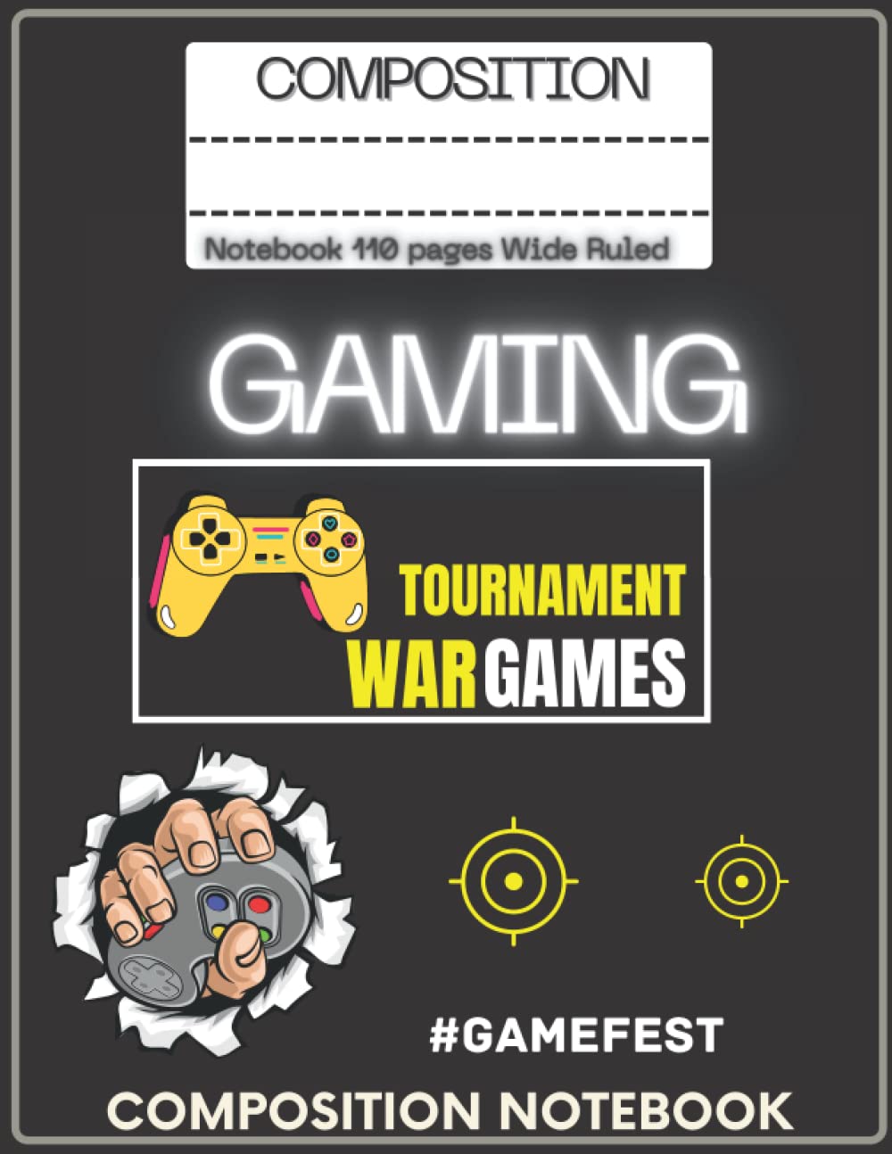 Composition Gaming: Video game theme: Wide line notebook for kids, and adults: Large writing journal for homework, note taking, doodling: ideal for back to school for boys girls children and teens baixar o livro de graça