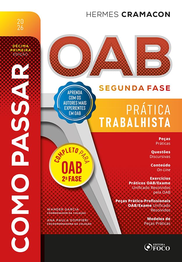 Como Passar na OAB - 2ª Fase - Prática Trabalhista - 11ª Ed - 2026 baixar livro de graça