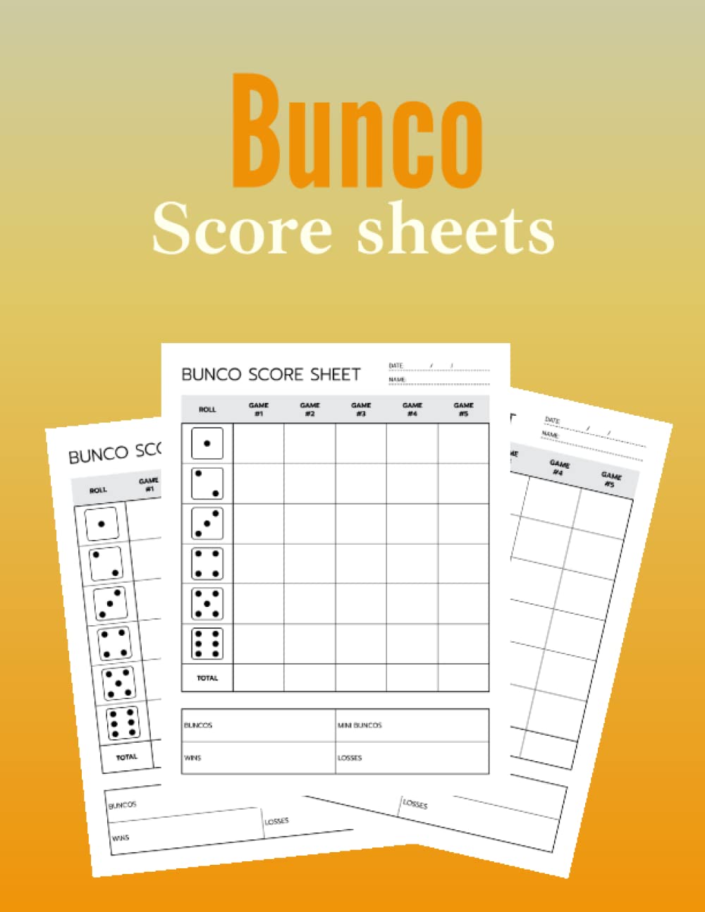 Bunco Score Sheets: 120 Score Pads For Bunco Dice Game, Score Keeping Book for Bunco Lovers and Players (8.5x 11")inches. baixar livro de graça