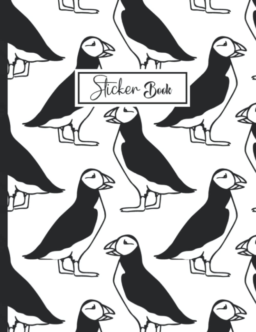 Sticker Book: Cute Puffins Design Blank Sticker Album Journal pages for Kids Sticker Collection Book. baixar o livro de graça