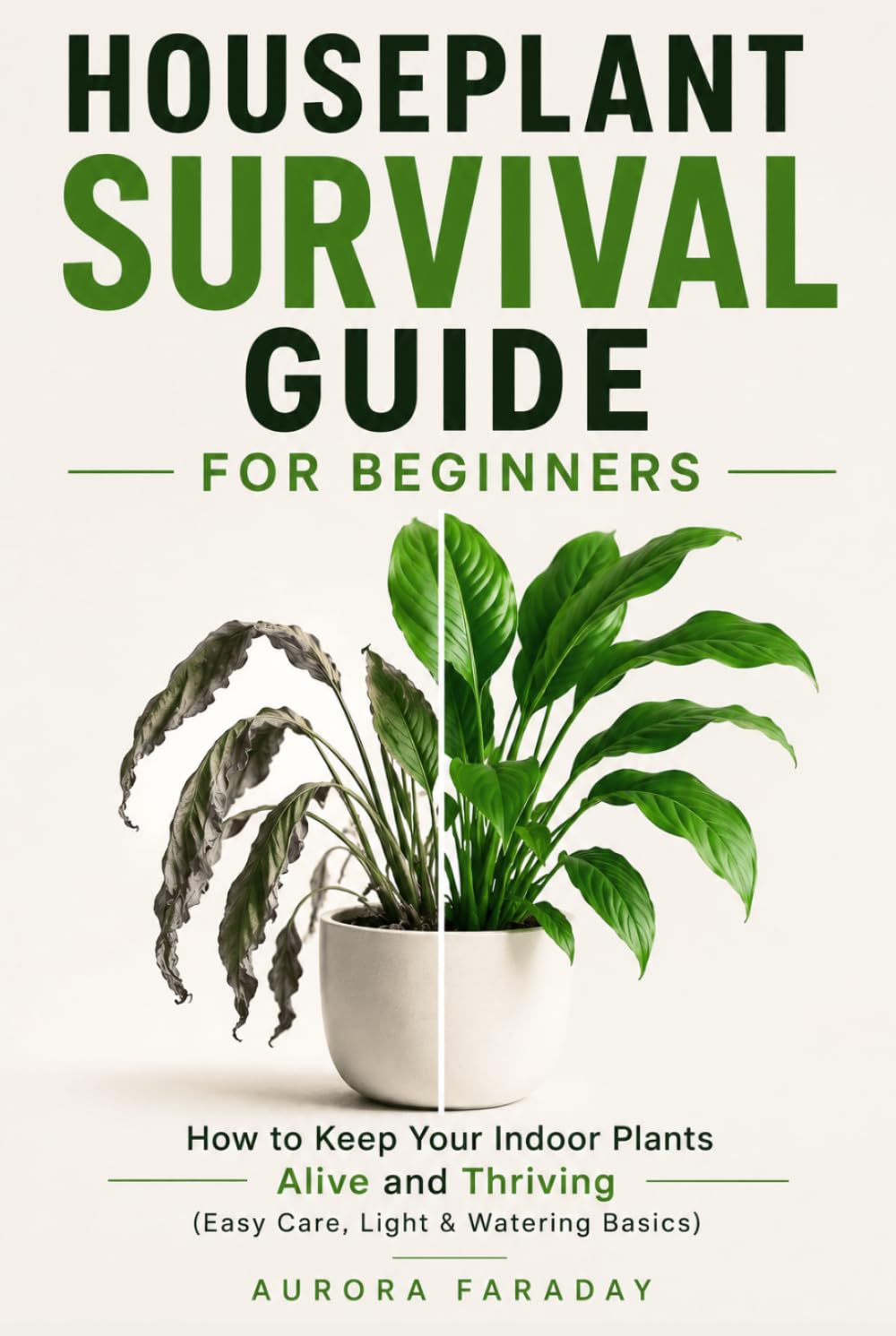 Houseplant Survival Guide for Beginners: How to Keep Your Indoor Plants Alive and Thriving (Easy Care, Light & Watering Basics) baixar livro de graça