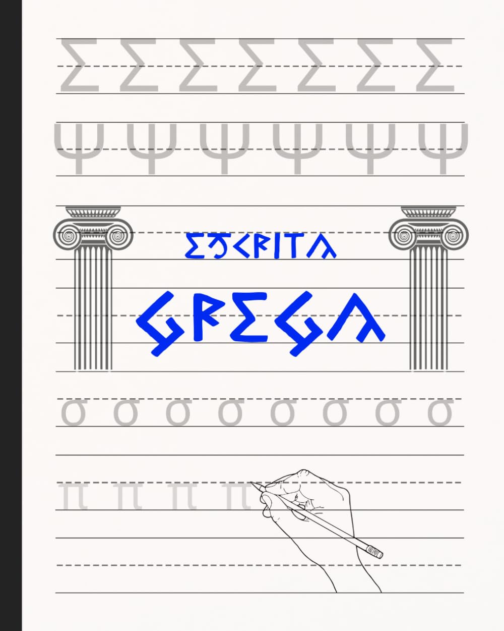 ler totalmente ESCRITA GREGA: CADERNO PARA A PRÁTICA DE CARACTERES E CALIGRAFIA GREGAS OU ALFABETO GREGO | Folhas guiadas em branco | Estudantes desta língua. (Portuguese Edition)