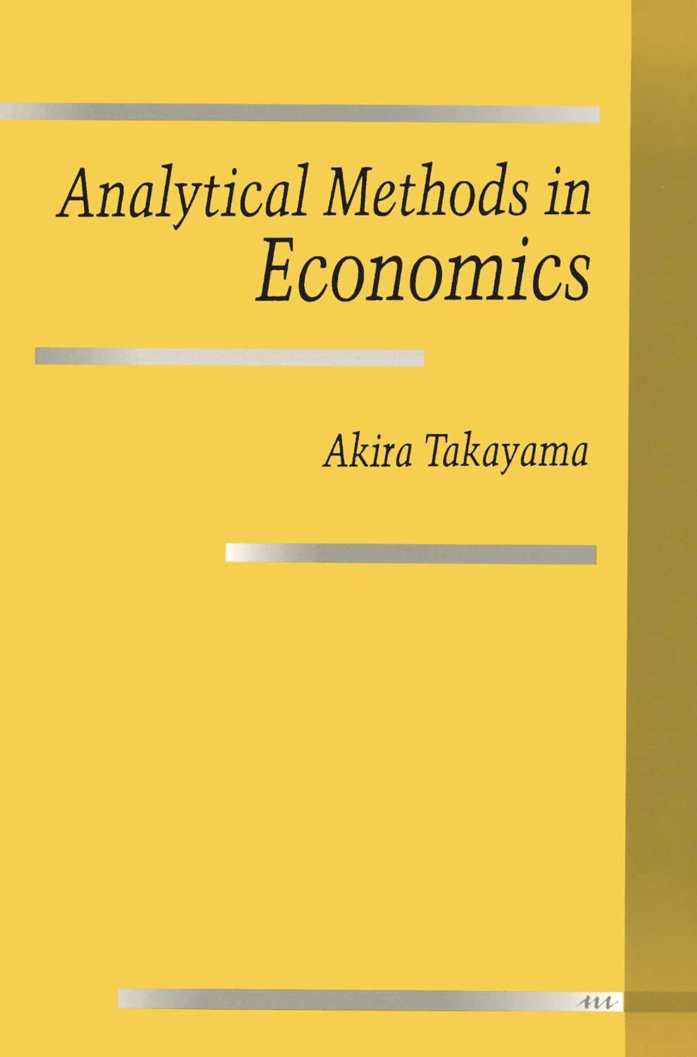 capítulo por capítulo baixar Analytical Methods in Economics