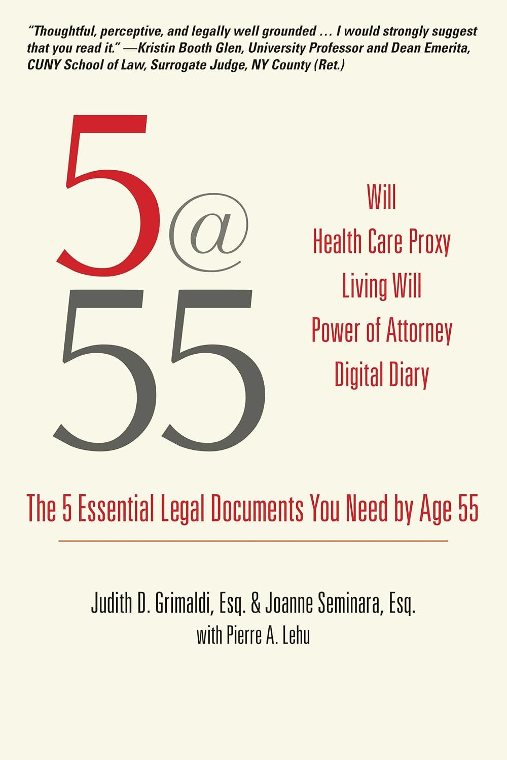 ler totalmente 5@55: The 5 Essential Legal Documents You Need by Age 55 (English Edition)