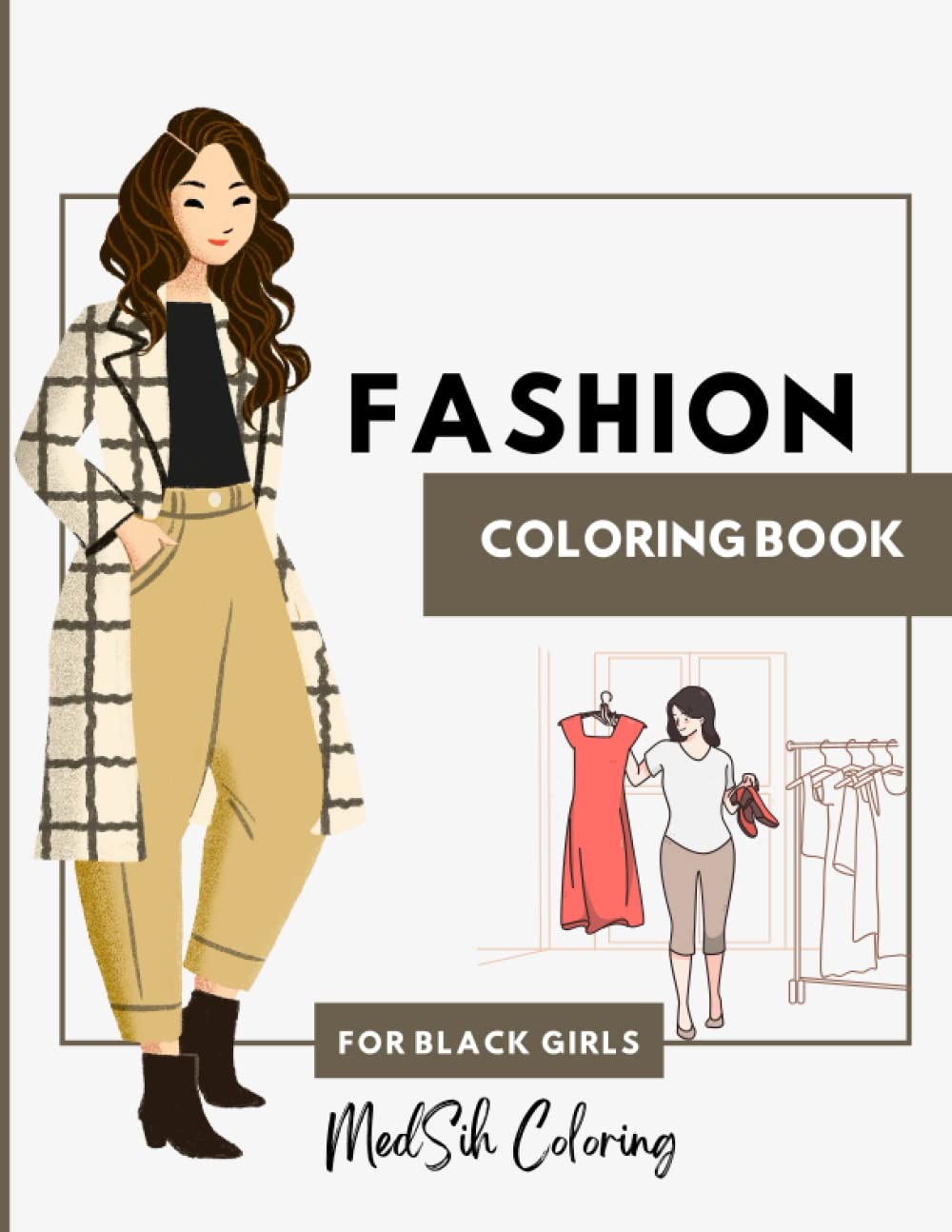 Black Girls African Family Coloring Book Coloring Book: Fun Stylish Clothing Outfits & Natural Hair Coloring Pages For Fashion Lovers (Black Girls... American Girls | A4 Large Format (8.5" x 11") baixar o livro de graça