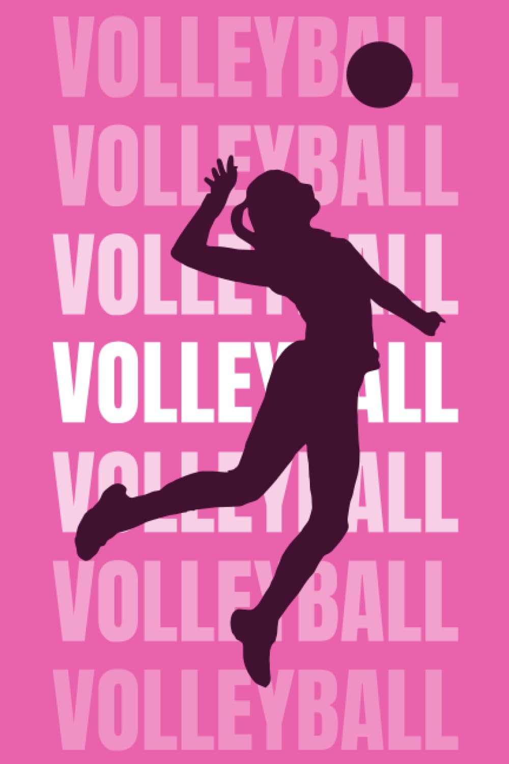 ler totalmente Girls Volleyball Journal: Cool Blank Lined Volleyball Lovers Notebook For Player and Coach