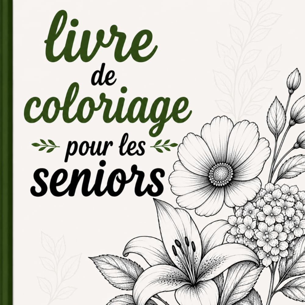ler totalmente livre de coloriage pour les seniors: Un voyage artistique à travers des dessins élégants et apaisants. (French Edition)