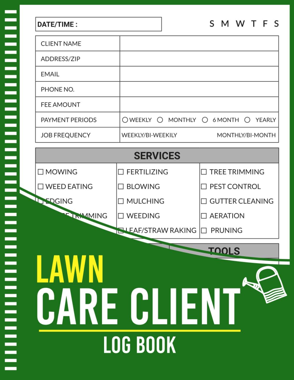 ler totalmente Lawn Care Client Log Book: Lawn Mowing And Landscape Appointment Logbook to Record and Maintain Client Appointment and Payment Information,Useful for Lawn Care Businesses
