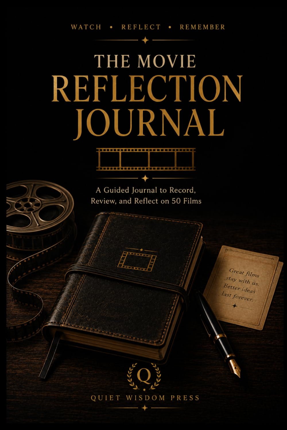 ler totalmente The Movie Reflection Journal: A Guided Companion to Record, Review, and Remember 50 Films