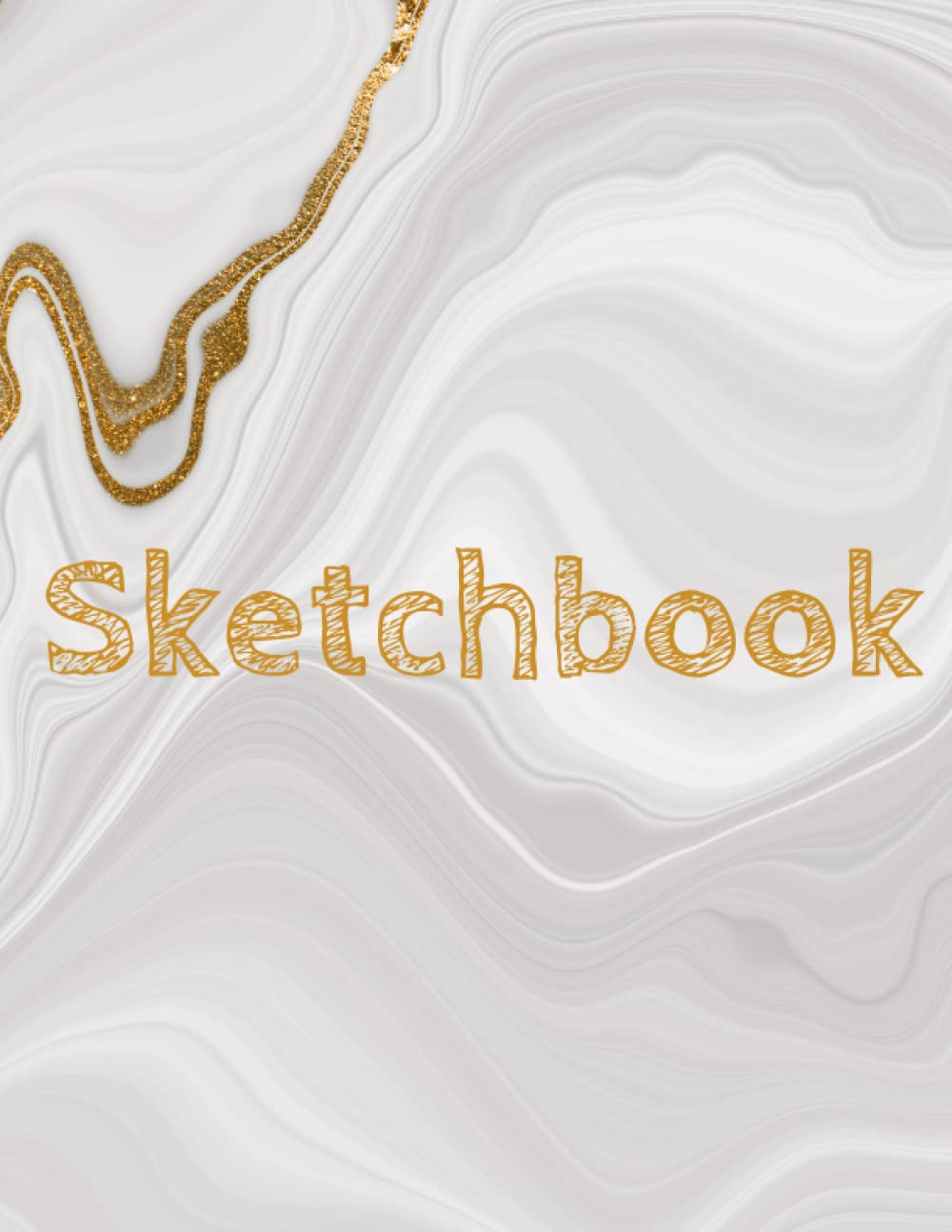 Sketchbook: Large Blank Abstract Liquid Marble Notebook for Drawing, Sketching, Writing and Doodling, Glossy Cover, 8.5” x 11”, 120 Pages baixar o livro de graça