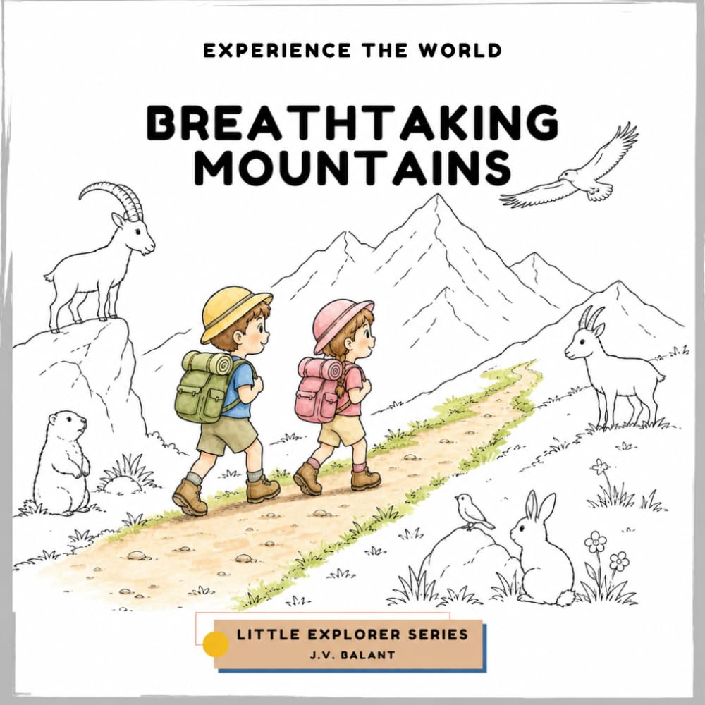 Breathtaking Mountains: Educational Coloring Book for Kids Ages 3–8 | Learn About the Alps, Mountain Animals, Hiking & Nature | Little Explorer Series (Little Explorer - Coloring Books) baixar livro de graça