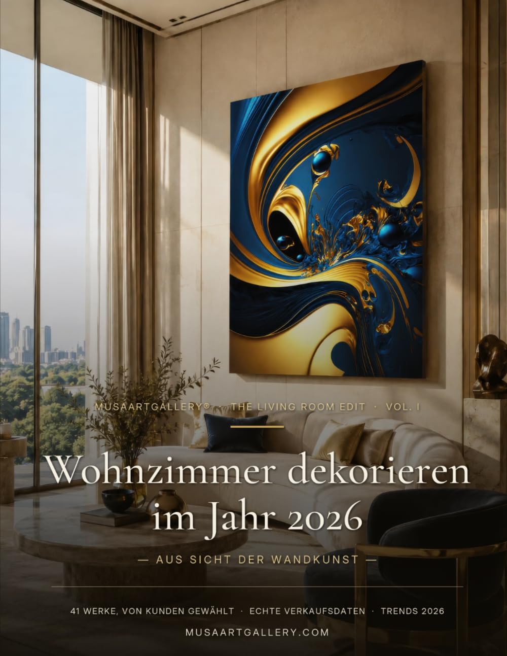 Wohnzimmer dekorieren im Jahr 2026: Aus Sicht der Wandkunst (German Edition) baixar o livro de graça