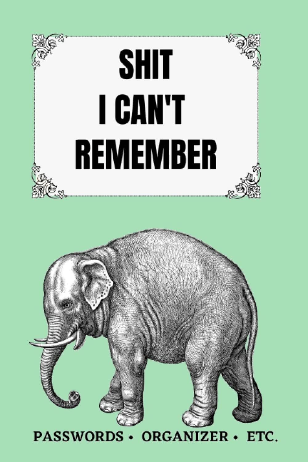 Shit I Can't Remember: Notebook & Password Organizer (Never Forget Again) baixar livro de graça