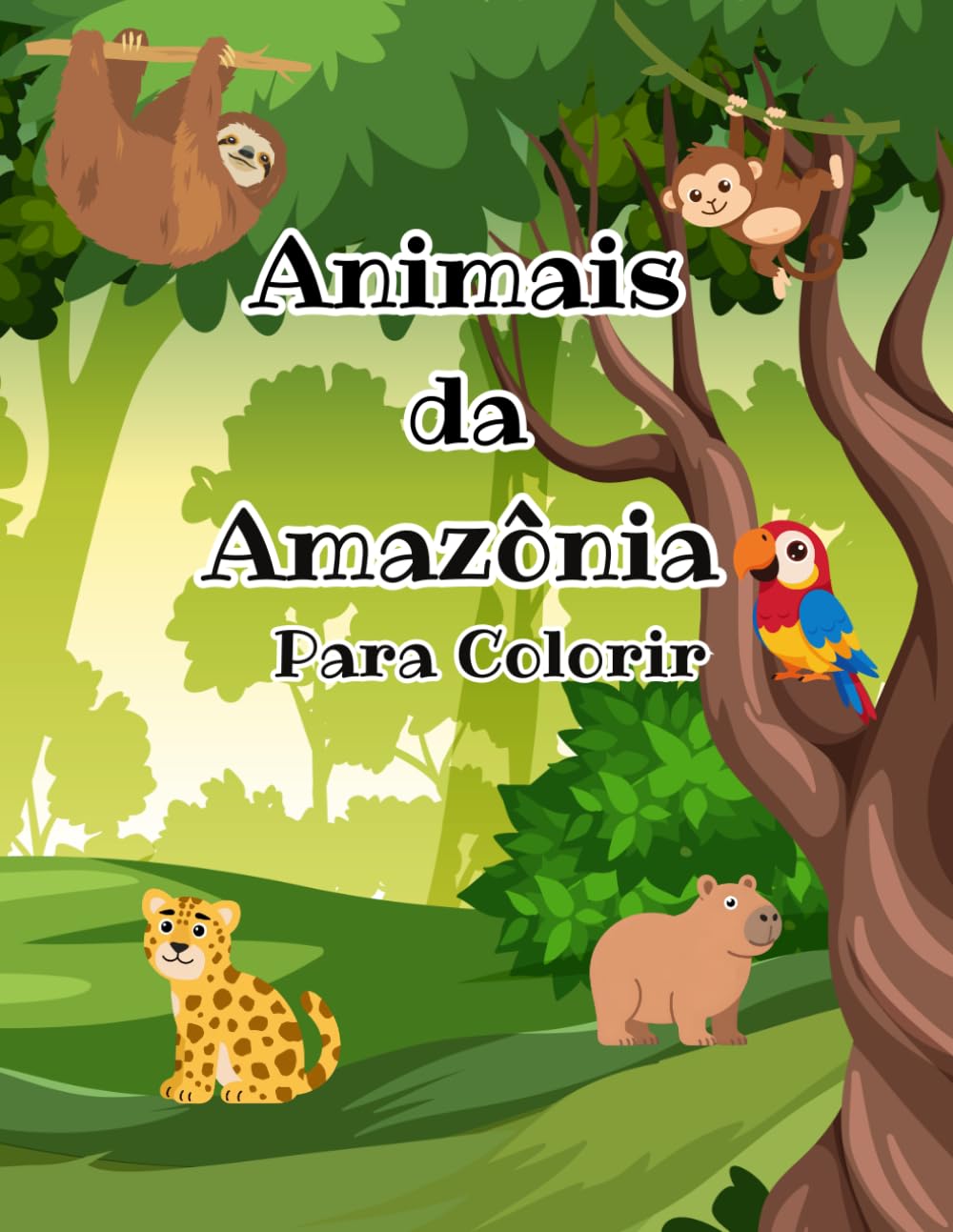 Animais da Amazônia Para Colorir: Diversão infantil com animais amazônicos (Portuguese Edition) baixar livro de graça