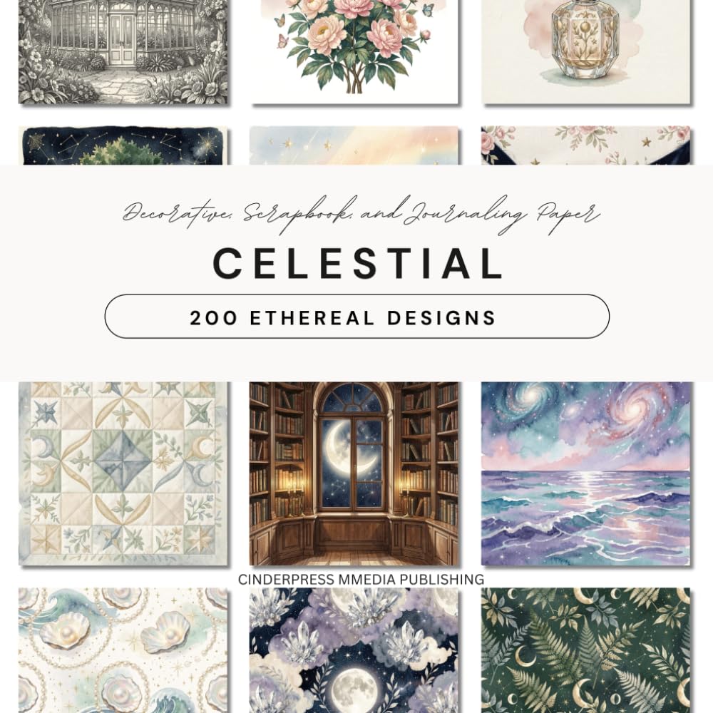ler totalmente Celestial Scrapbook Paper Pad: A Premium Collection of Celestial Art for Junk Journals & Creative Projects