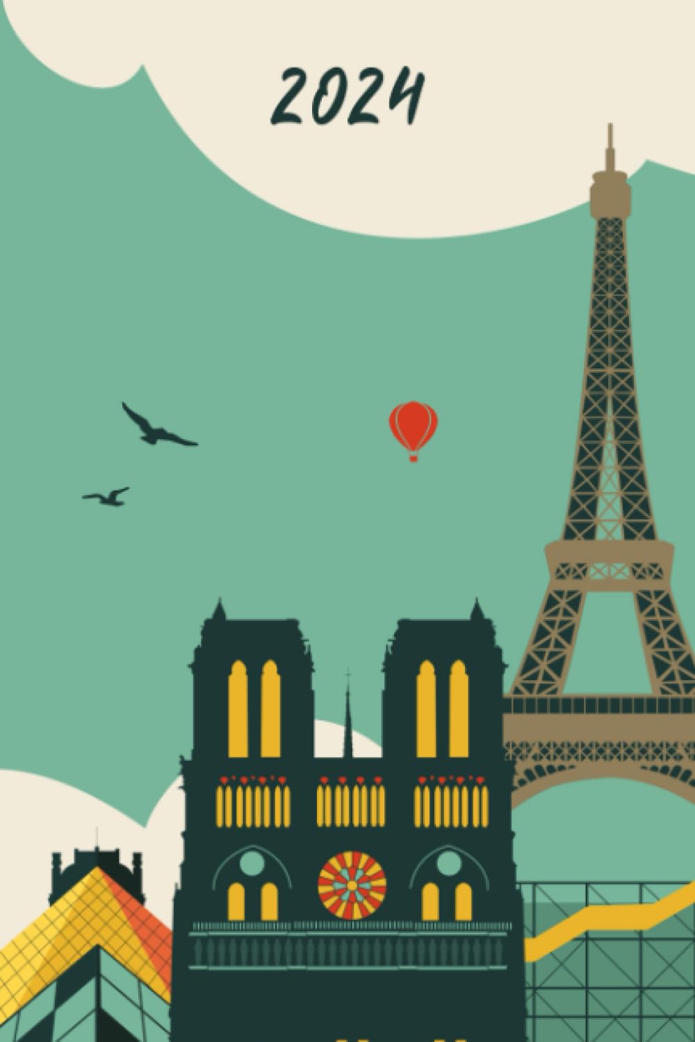 Kalender 2024: Kompakter Jahresplaner Wochenübersicht | A5 | Januar bis Dezember | Ferien, Feiertagen Monatsübersicht und vieles mehr | Organizer und... 1 Jahr | Paris Frankreich (German Edition) baixar o livro de graça