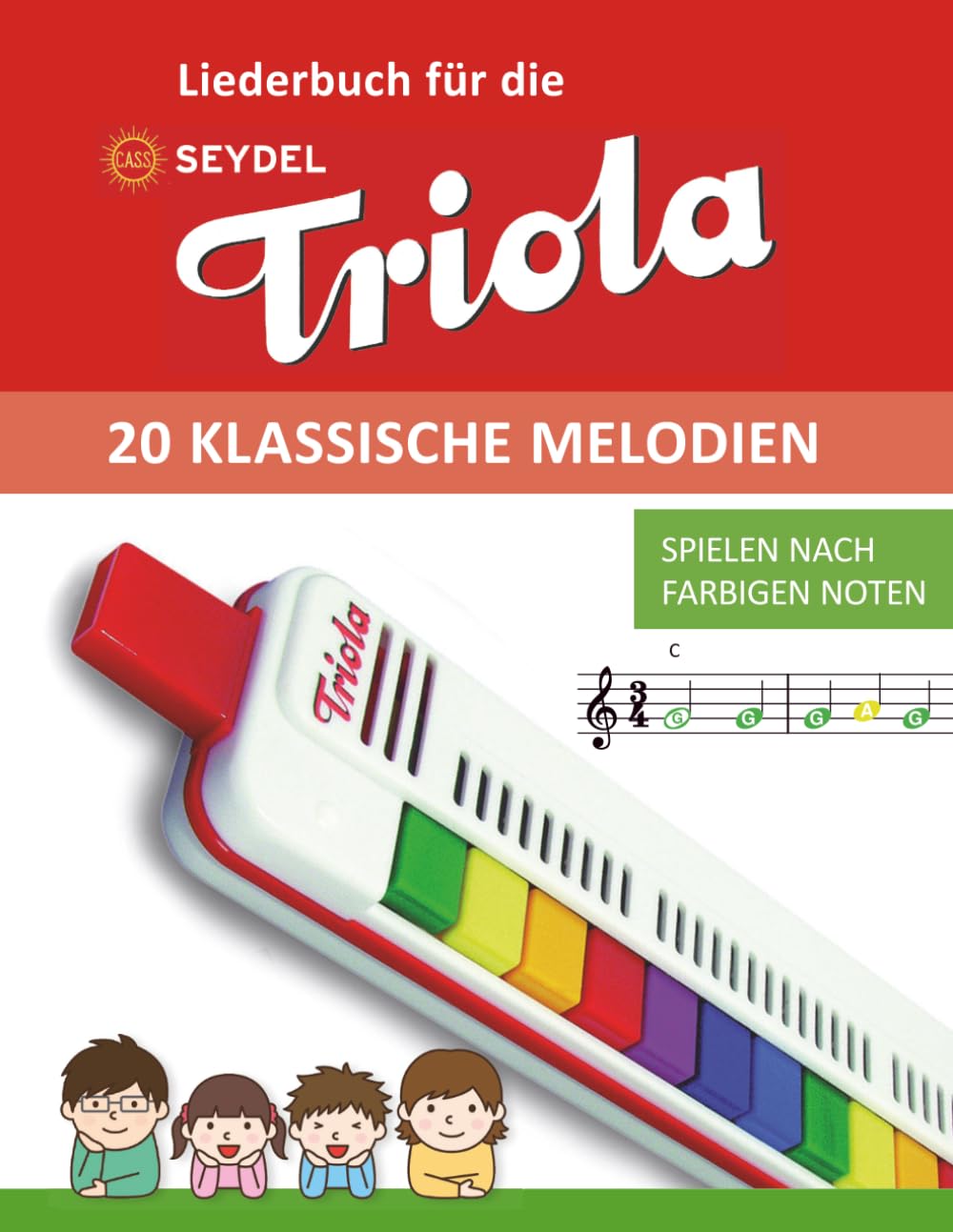 capítulo por capítulo baixar Liederbuch für die Seydel Triola - 20 klassische Melodien: Spielen nach farbigen Noten
