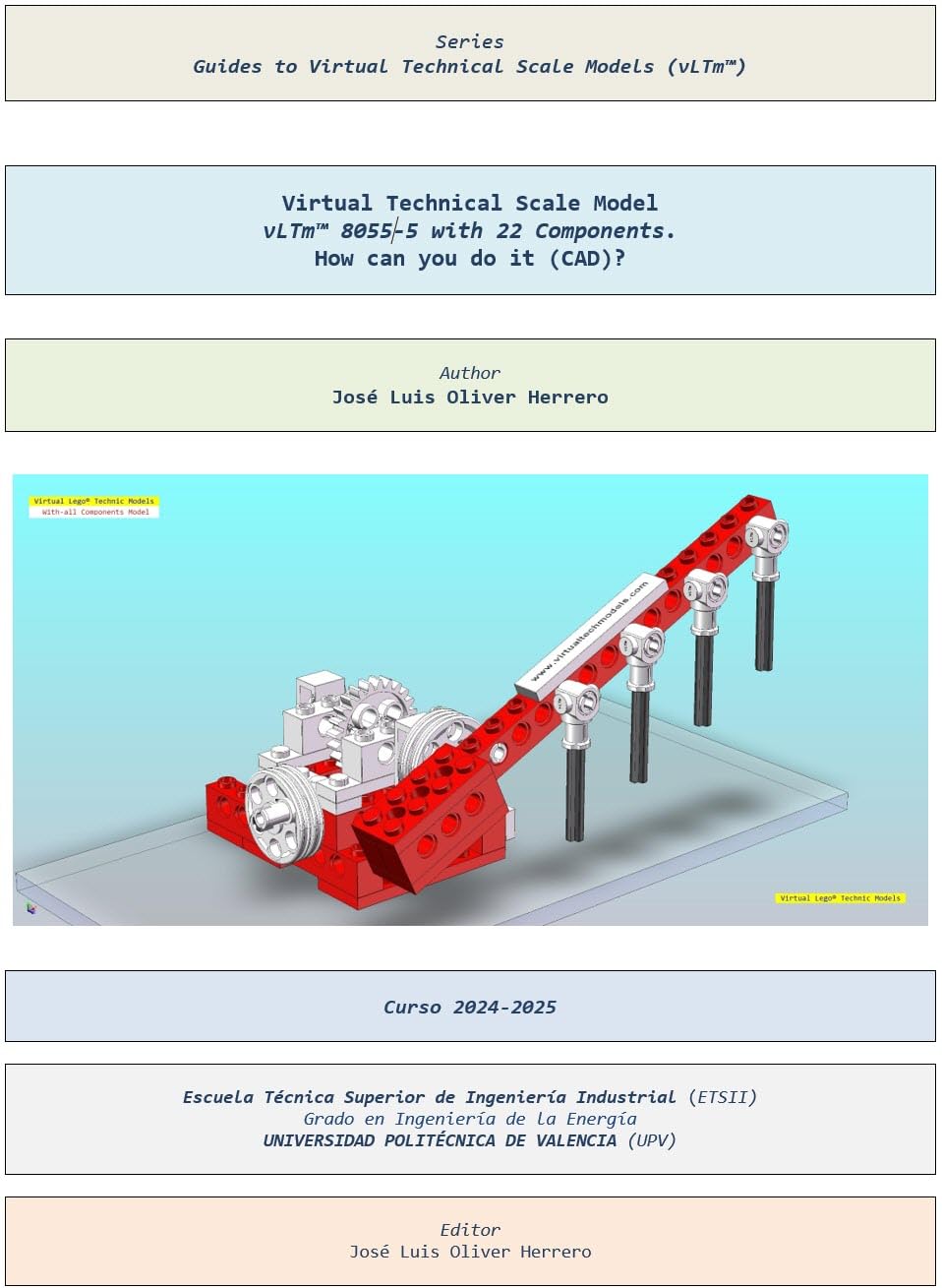 Virtual Technical Scale Model vLTm™ 8055-5 with 22 Components. How can you do it (CAD)? (Guides to Virtual Technical Scale Models (vLTm™) Book 1058) (English Edition) baixar o livro de graça