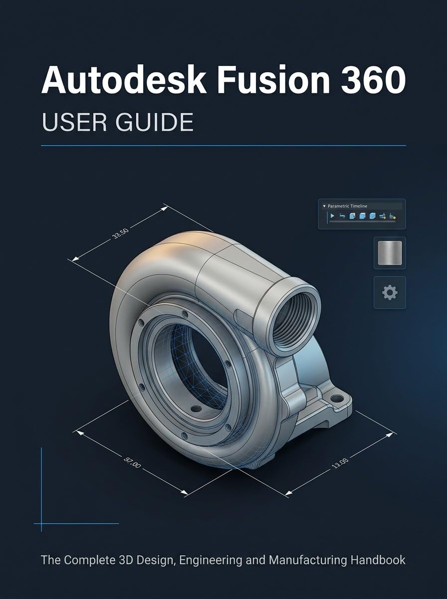 Autodesk Fusion 360 USER GUIDE: The Complete Beginner-to-Advanced Handbook for 3D Modeling, CAD Design, Simulation, CNC Manufacturing, 3D Printing, and... Product Development (English Edition) baixar o livro de graça