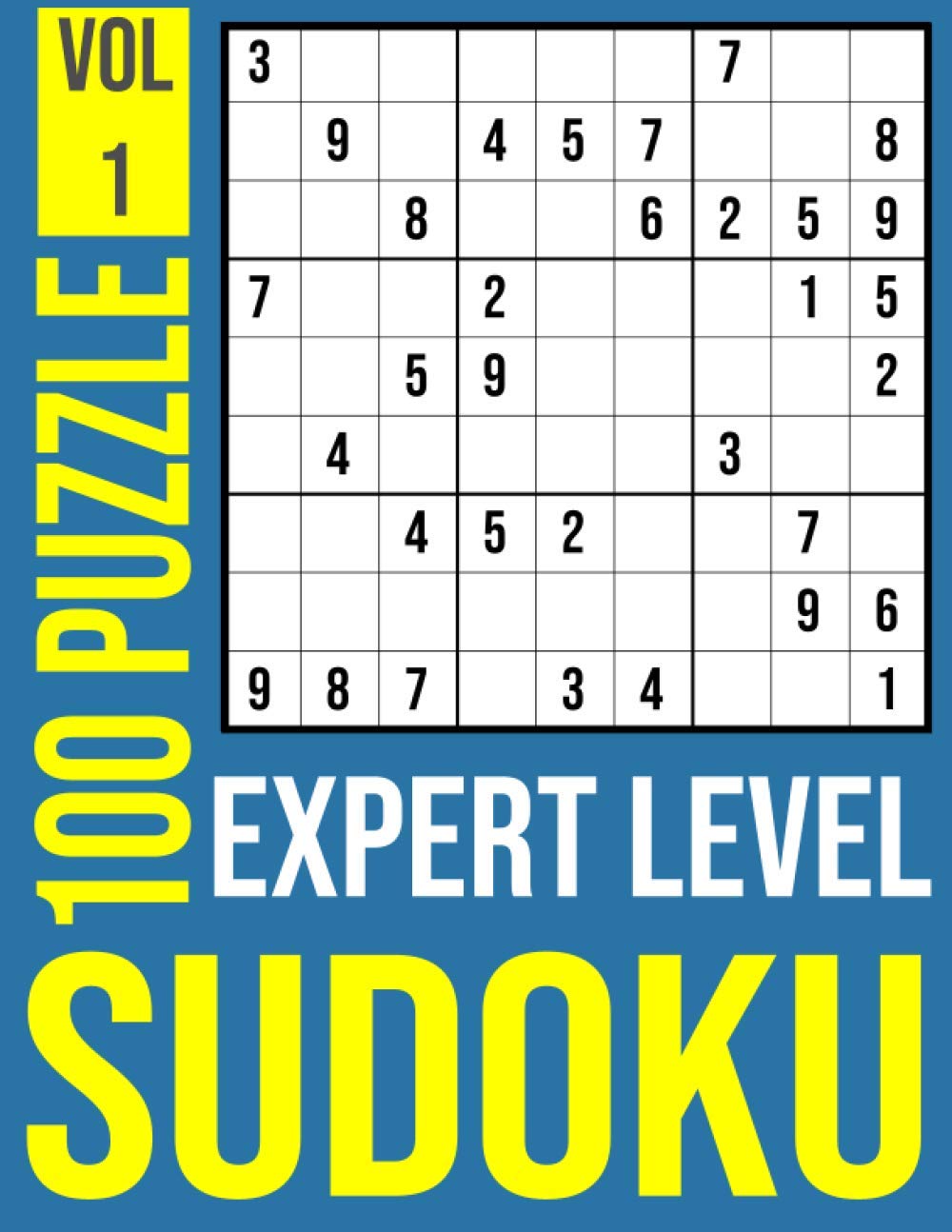 ler totalmente Sudoku Expert Level: 100 Puzzle (Volume 1) with solution, Train your Brain