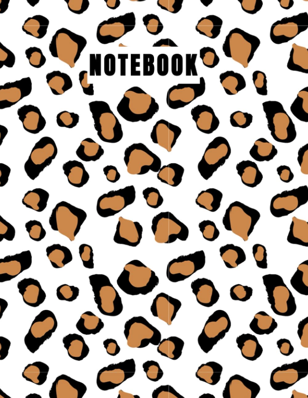 ler totalmente Notebook Leopard Print Composition: Leopard Notebook College Ruled 120 Pages - Large 8.5" x 11"