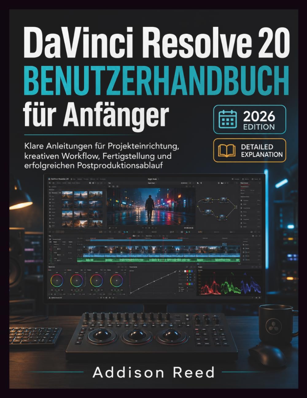 ler totalmente DaVinci Resolve 20 BENUTZERHANDBUCH für Anfänger: Klare Anleitungen für Projekteinrichtung, kreativen Workflow, Fertigstellung und erfolgreichen Postproduktionsablauf (German Edition)