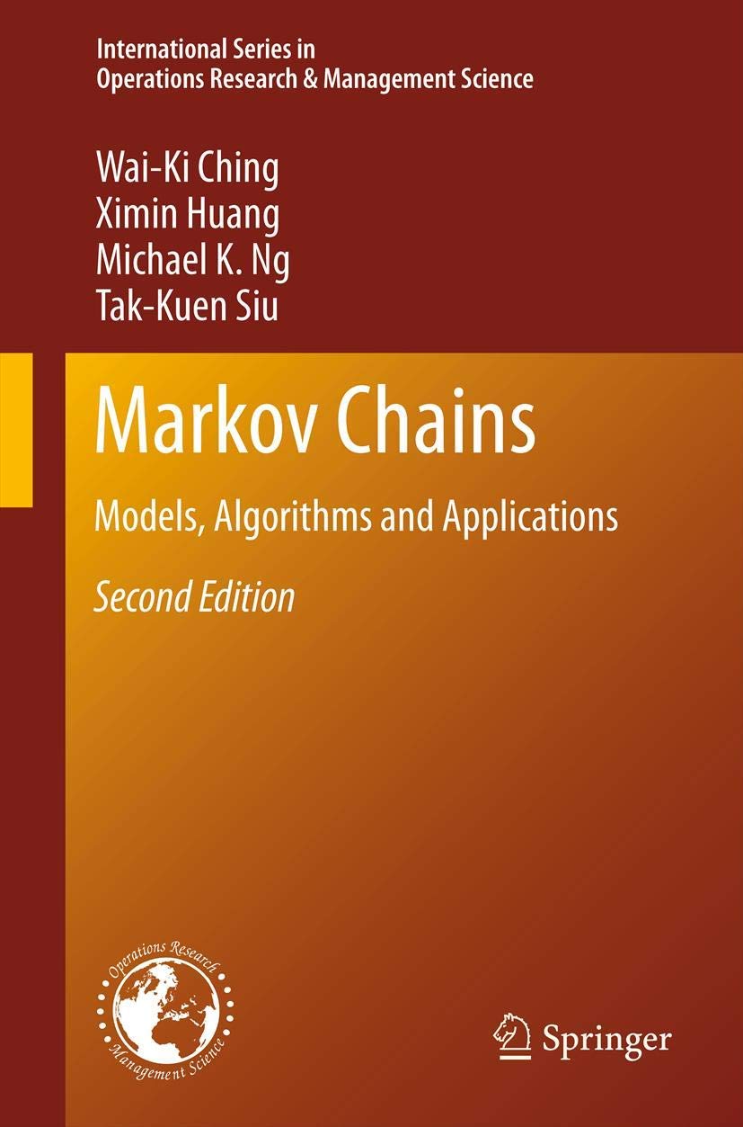 Markov Chains: Models, Algorithms and Applications: 189 baixar livro de graça