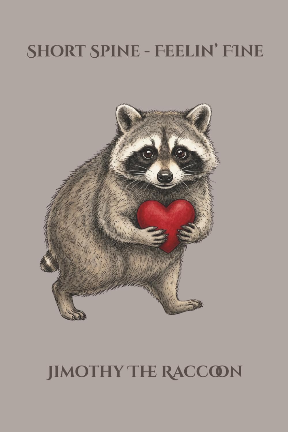 Jimothy the Raccoon: Short Spine - Feelin' Fine Notebook: Proud & Handicapable Journal | 6x9 120 Lined Pages for Writing, Brain Dumps, and Daily Notes baixar o livro de graça