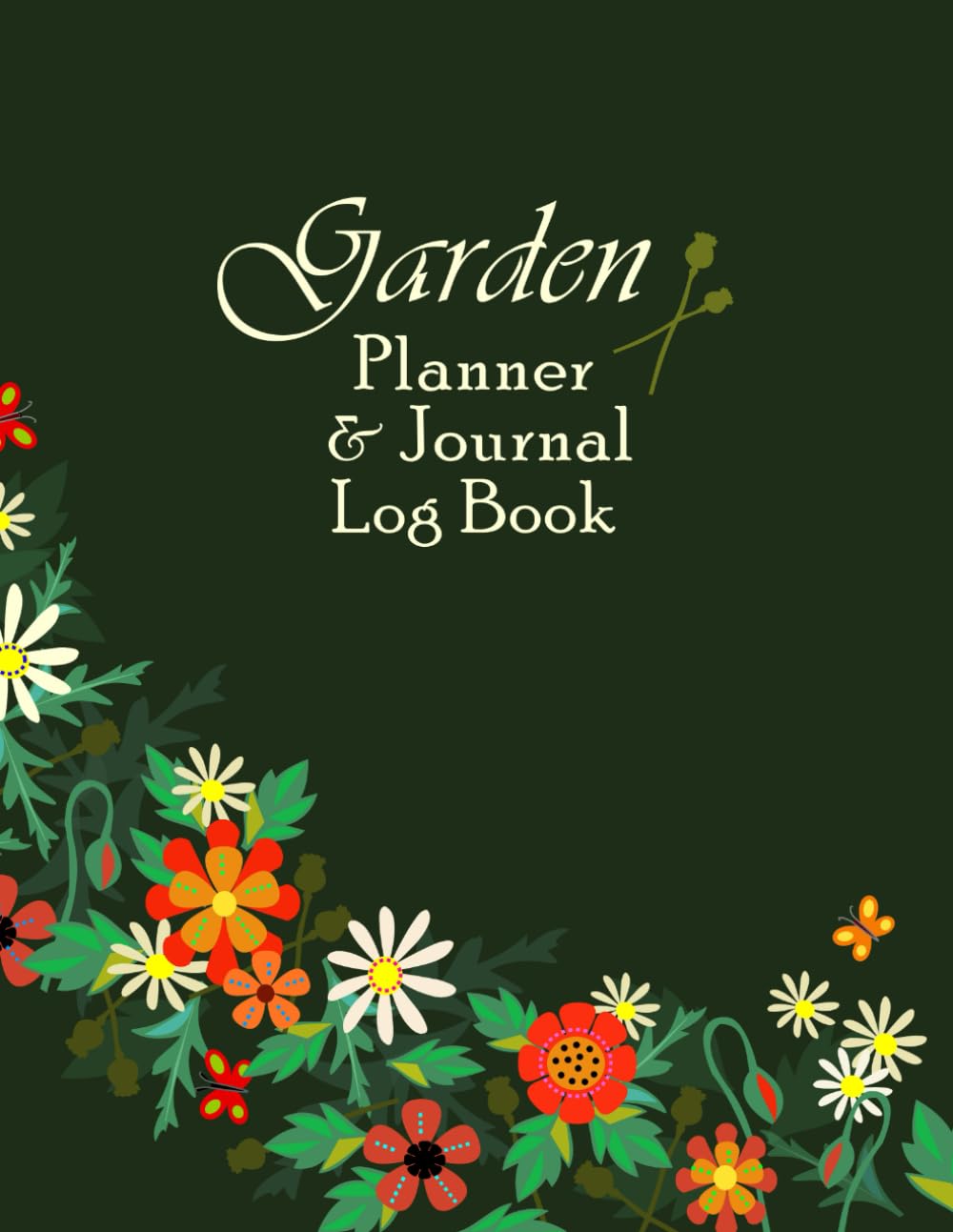 capítulo por capítulo baixar Garden Planner & Journal: Gifts for Lovers of Gardening to make a 1 year Diary starting any time (A soft covered large notebook with a decorative black & white interior from our Floral Wreath range)